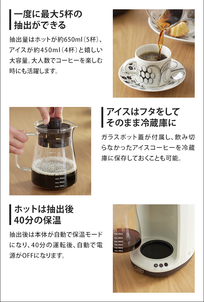 Toffy K-CM10 Hot & Ice Hand Drip Coffee Maker