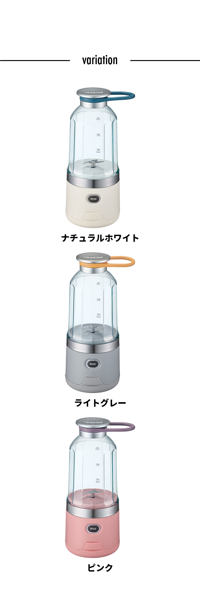 recolte（レコルト） コードレスソロブレンダー RSB-6