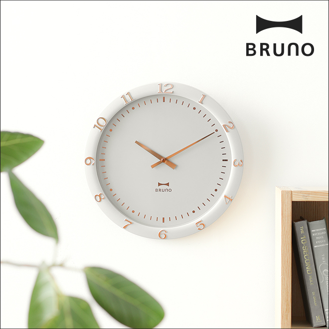 壁掛け時計 ブルーノ パステルウォールクロック 時計 シンプル デザイン | セレクトショップ・AQUA（アクア）