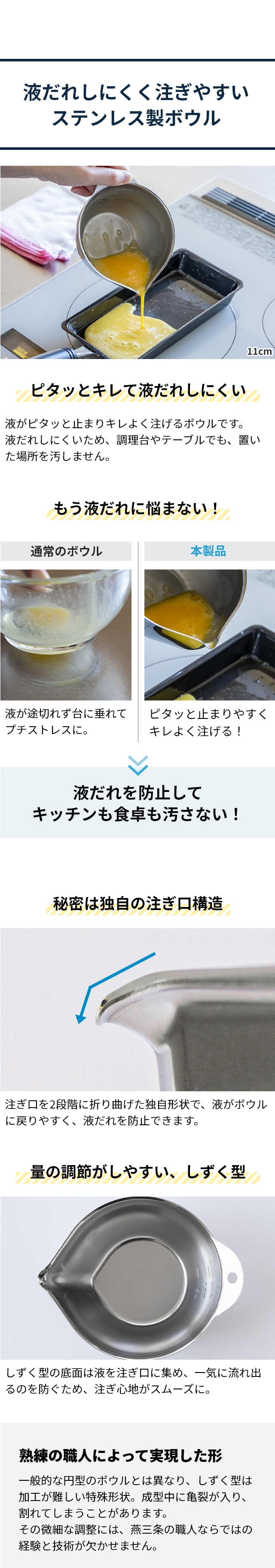 bwsSELECTION (ビーワースセレクション) すっきり暮らすキレッキレボウル 11cm ざるセット