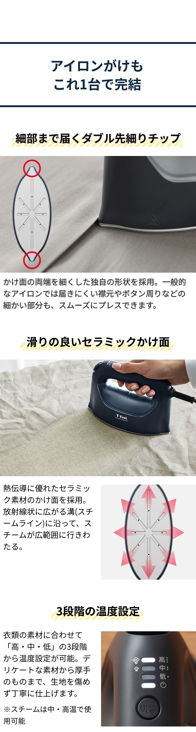 T-fal (ティファール) スチームラフレ DV80