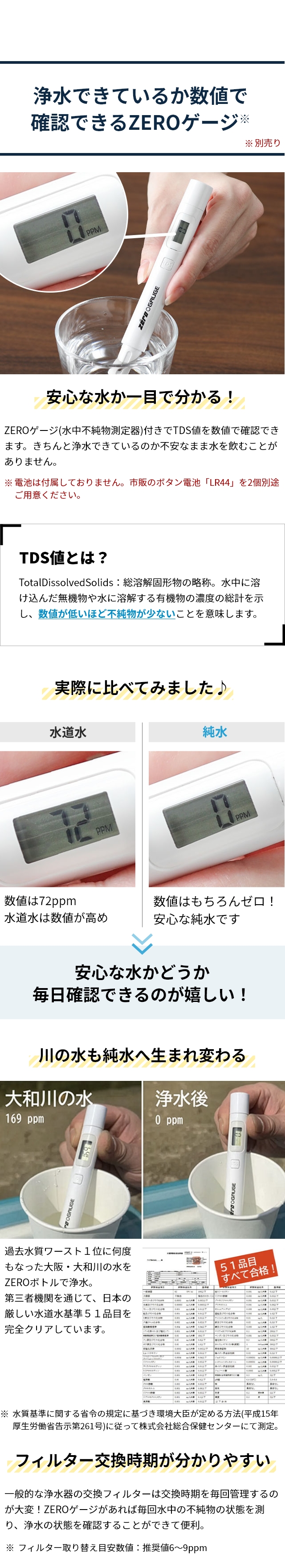 apides (アピデ) ゼロボトル (ZERO BOTTLE) 携帯浄水器 ZL-BL350WH 単品