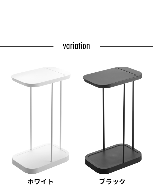 LUCE (ルーチェ) キャスター付き分別ゴミ袋ホルダー