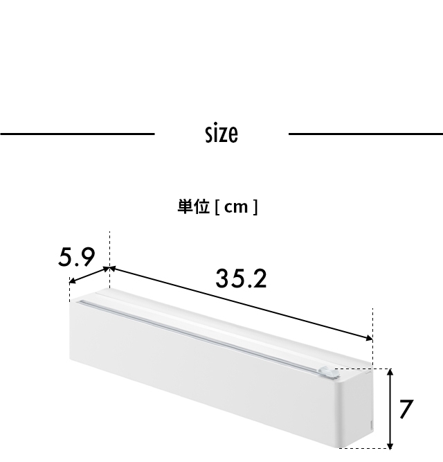 tower (タワー) マグネットラップケース スライドカッター付き