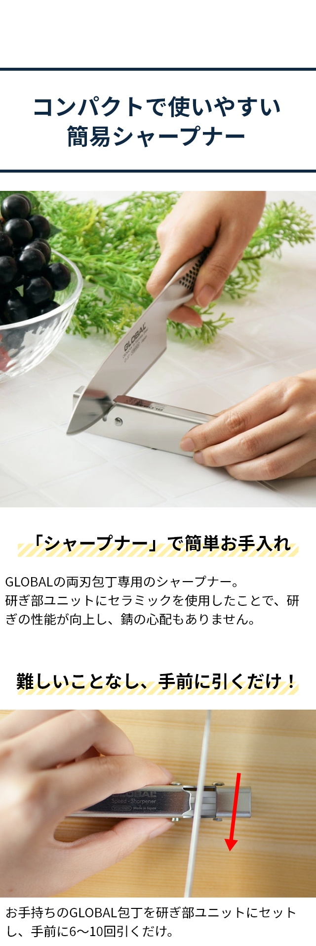 GLOBAL (グローバル) 三徳16cm 3点セット GST-B57