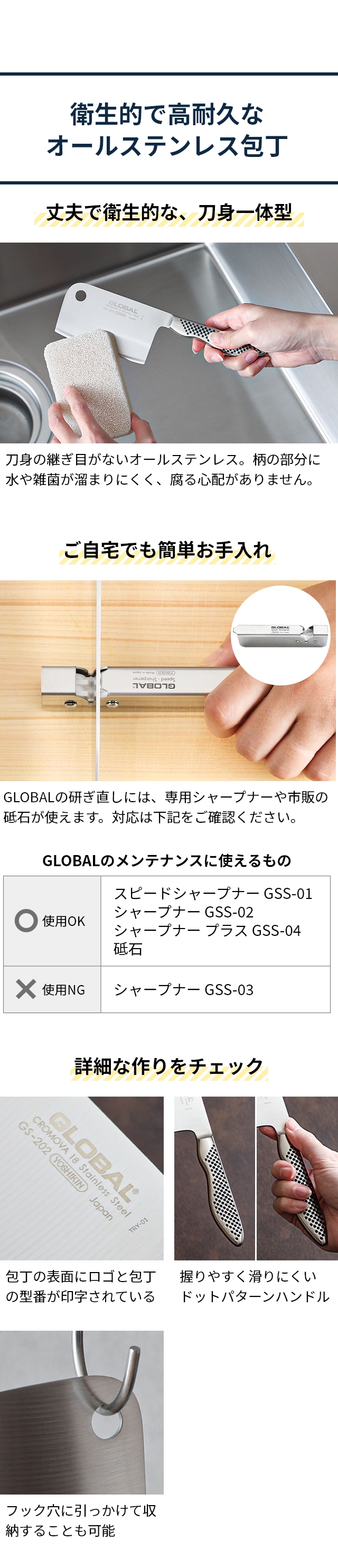 GLOBAL (グローバル) ミニチョッパー 10ｃｍ GS-202