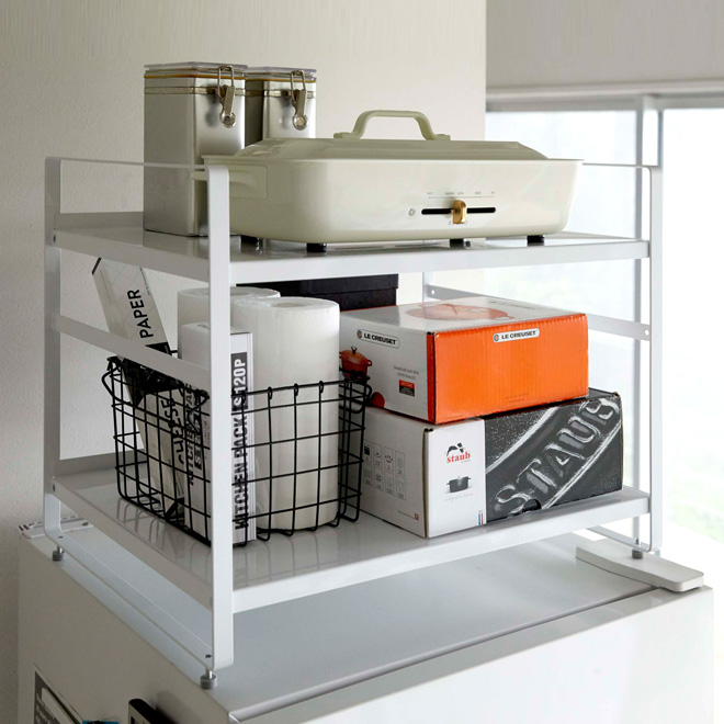 上 物 を 置く 冷蔵庫 冷蔵庫上に物を置く時の注意点とスペースを有効活用できる便利グッズ&収納アイデア